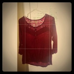 Magenta Fall Top